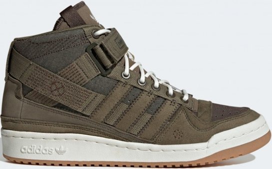 Adidas Forum Parley HP2206 Bilekli Bağcıklı-Cırtlı Erkek Günlük Ayakkabı Haki