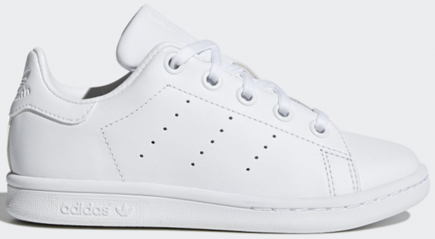 Adidas Stan Smith BA 8388 Ortopedik Bağcıklı Erkek Çocuk Günlük Ayakkabı Beyaz