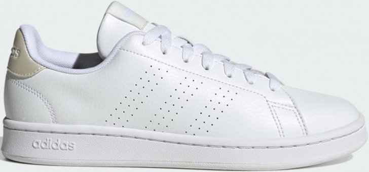 Adidas Advantage ID9653 Ortopedik Bağcıklı Kadın Günlük Ayakkabı Beyaz