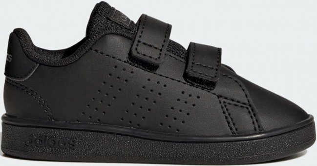 Adidas Advantage Lifestyle Court Two Hook-And-Loop GW6497 Cırtlı Erkek Çocuk Günlük Ayakkabı Siyah
