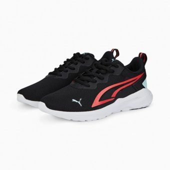 Puma All Day Active Jr 387386-03 Ortopedik Bağcıklı Erkek Çocuk Günlük Ayakkabı Siyah