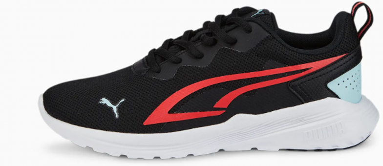 Puma All Day Active Jr 387386-03 Ortopedik Bağcıklı Erkek Çocuk Günlük Ayakkabı Siyah