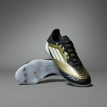 Adidas F50 League FG/MG Messi IG9274 Bağcıklı Çivili Krampon Altın