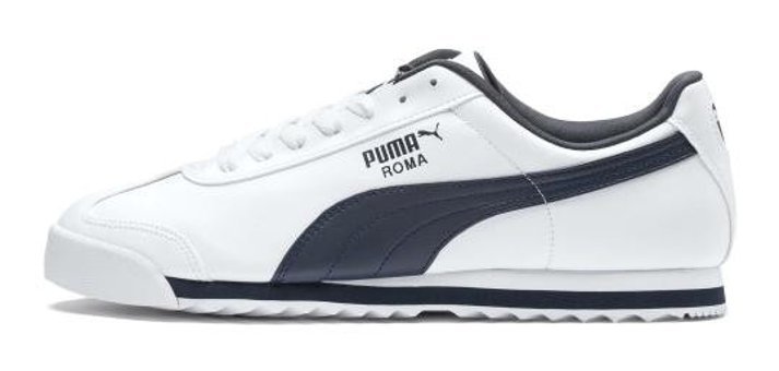 Puma Roma Basic 353572-12 Bağcıklı Erkek Günlük Ayakkabı Beyaz