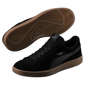 Puma Smash V2 364989-15 Bağcıklı Erkek Günlük Ayakkabı Siyah
