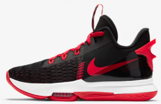 Nike LeBron Witness 5 CQ9380-005 Ortopedik Bağcıklı Erkek Basketbol Ayakkabısı Siyah