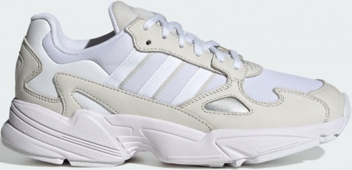 Adidas Falcon IG5732 Ortopedik Bağcıklı Kadın Günlük Ayakkabı Beyaz