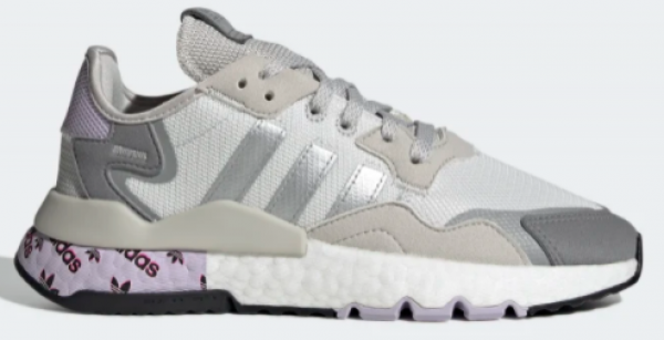 Adidas Nite Jogger H01737 Ortopedik Bağcıklı Erkek Günlük Ayakkabı Gri