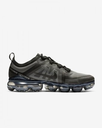Nike Air VaporMax 2019 AR6632-002 Ortopedik Bağcıklı Kadın Günlük Ayakkabı Gri