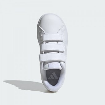 Adidas Advantage Base 2.0 IE9020 Cırtlı Erkek Çocuk Günlük Ayakkabı Beyaz