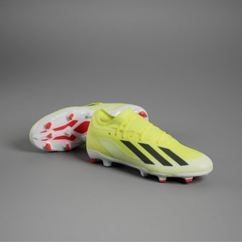 Adidas X Crazyfast League IG0605 Bağcıklı Çivili Krampon Sarı