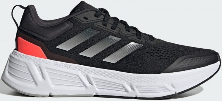 Adidas Questar GZ0632 Ortopedik Bağcıklı Erkek Koşu Ayakkabısı Siyah