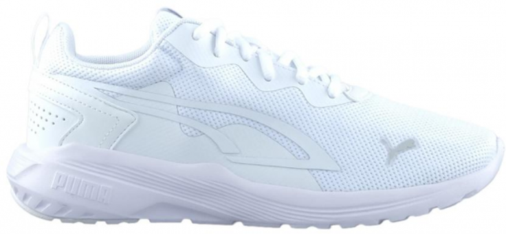 Puma All Day Active Jr 387386-05 Ortopedik Bağcıklı Erkek Çocuk Günlük Ayakkabı Beyaz