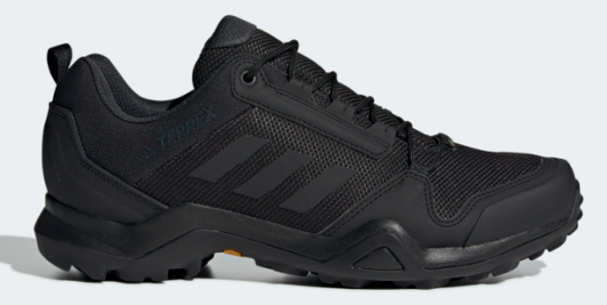 Adidas Terrex AX3 Gore-Tex BC0516 Ortopedik Su Geçirmez Bağcıklı Erkek Yürüyüş Ayakkabısı Siyah