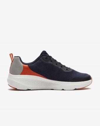 Skechers Go Run Elevate Orbiter 220189-NVOR Ortopedik Bağcıklı Erkek Koşu Ayakkabısı Lacivert