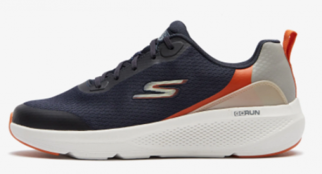 Skechers Go Run Elevate Orbiter 220189-NVOR Ortopedik Bağcıklı Erkek Koşu Ayakkabısı Lacivert