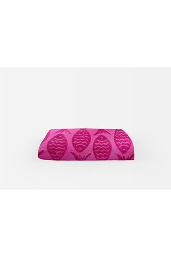 Trend Kadife Plaj Havlusu Pembe
