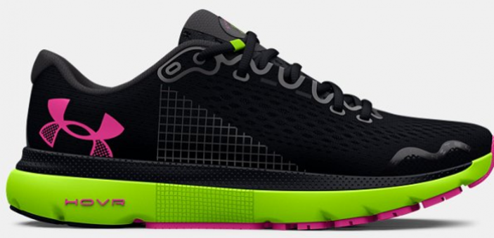 Under Armour Hovr Invinite 4 3024897-006 Ortopedik Bağcıklı Erkek Koşu Ayakkabısı Siyah