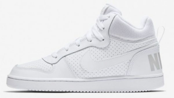 Nike Court Borough Mid 839977 100 Bağcıklı Erkek Çocuk Günlük Ayakkabı Beyaz