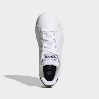 Adidas Advantage Lifestyle Court Lace GW6487 Bağcıklı Erkek Çocuk Günlük Ayakkabı Beyaz
