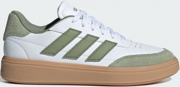 Adidas Courtblock ID6499 Bağcıklı Erkek Çocuk Günlük Ayakkabı Beyaz