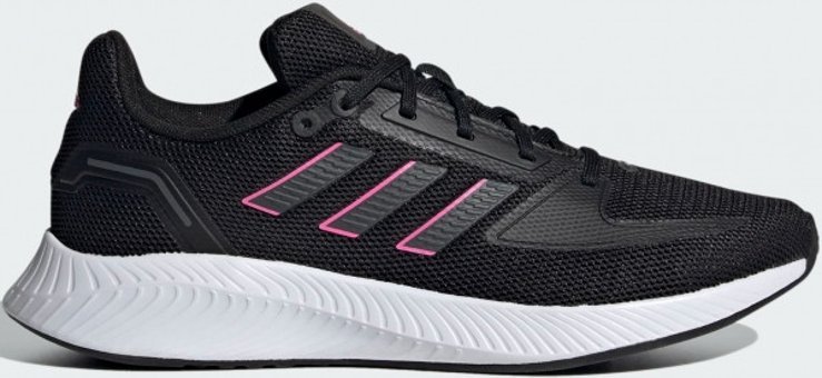 Adidas Run Falcon 2.0 FY9624 Ortopedik Bağcıklı Kadın Koşu Ayakkabısı Siyah
