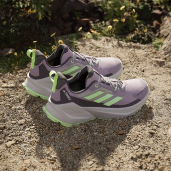 Adidas Terrex Trailmaker 2.0 Gore-Tex IE5157 Ortopedik Su Geçirmez Bağcıklı Kadın Yürüyüş Ayakkabısı Gri