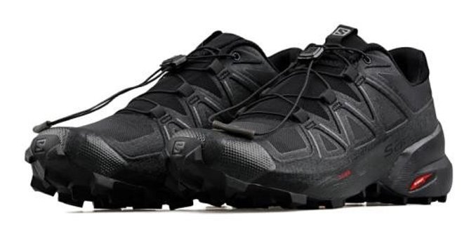 Salomon Speedcross 5 L40684000 Kilitli Bağcıklı Erkek Outdoor Ayakkabısı Siyah