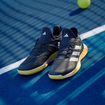 Adidas Adizero Ubersonic 4.1 IF0446 Ortopedik Bağcıklı Adiwear Erkek Tenis Ayakkabısı Siyah