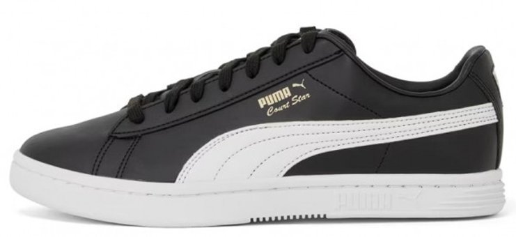 Puma Court Star Sl 384676- 03 Bağcıklı Kadın Günlük Ayakkabı Siyah