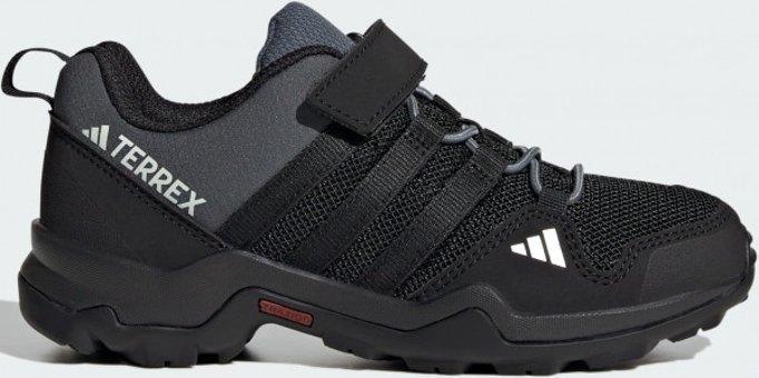 Adidas Terrex AX2R Hook-And-Loop IF7511 Ortopedik Bağcıklı-Cırtlı Traxion Erkek Çocuk Yürüyüş Ayakkabısı Siyah
