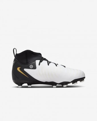 Nike Jr. Phantom Luna 2 Academy FJ2603-100 Bağcıklı Çivili Krampon Beyaz