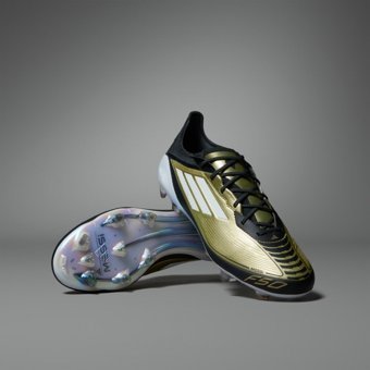 Adidas F50 Elite FG Messi IG6717 Bağcıklı Çivili Krampon Altın