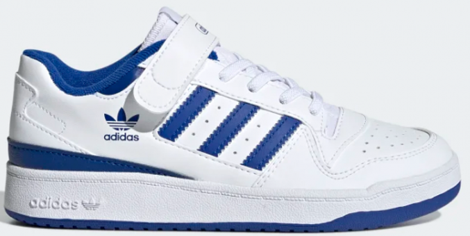 Adidas Forum Low FY7978 Bağcıklı-Cırtlı Erkek Çocuk Günlük Ayakkabı Beyaz