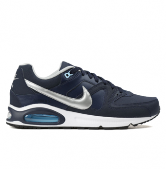 Nike Air Max Command 749760-401 Ortopedik Bağcıklı Erkek Günlük Ayakkabı Lacivert