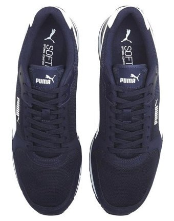 Puma ST Runner V3 Mesh Unisex Ayakkabı 384640-02 Ortopedik Bağcıklı Unisex Günlük Ayakkabı Lacivert