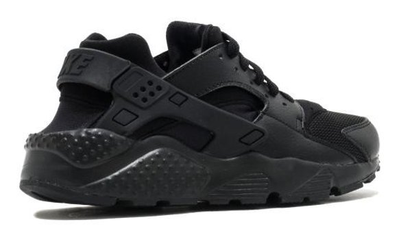 Nike Huarache Run 654275-016 Bağcıklı Erkek Çocuk Günlük Ayakkabı Siyah