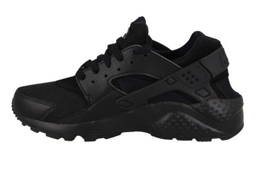 Nike Huarache Run 654275-016 Bağcıklı Erkek Çocuk Günlük Ayakkabı Siyah