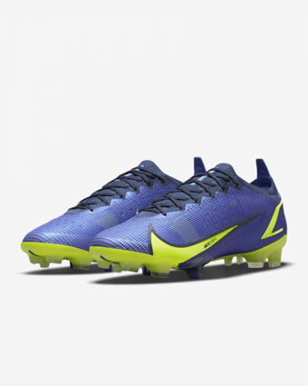 Nike Mercurial Vapor 14 Elite FG CQ7635-574 Bağcıklı Çivili Krampon Lacivert