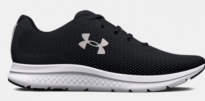 Under Armour Charged Impulse 3 3025421-001 Ortopedik Bağcıklı Eva Erkek Koşu Ayakkabısı Siyah