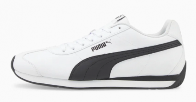 Puma Turin III 383037-06 Ortopedik Bağcıklı Erkek Günlük Ayakkabı Beyaz