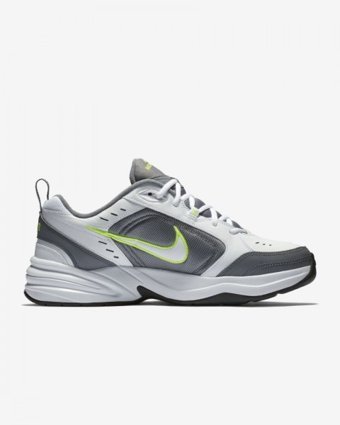 Nike Air Monarch IV 415445-100 Ortopedik Bağcıklı Erkek Antrenman Ayakkabısı Beyaz