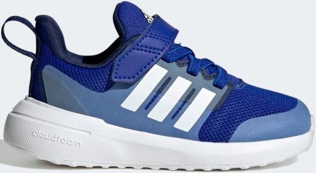 Adidas Fortarun 2.0 Cloudfoam Elastic Lace HP5455 Ortopedik Bağcıklı-Cırtlı Eva Erkek Çocuk Koşu Ayakkabısı Lacivert