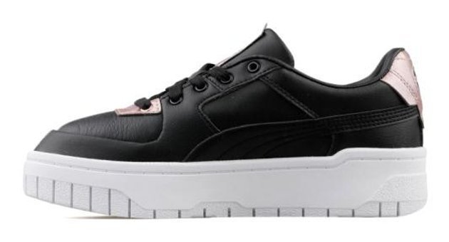 Puma Cali Dream Metal 384853-01 Bağcıklı Kadın Günlük Ayakkabı Siyah