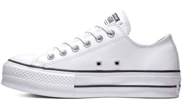 Converse Chuck Taylor All Star Lift 561680C Bağcıklı Kadın Günlük Ayakkabı Beyaz
