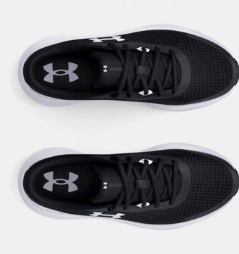 Under Armour Surge 3 3024894-001 Ortopedik Bağcıklı Erkek Koşu Ayakkabısı Siyah