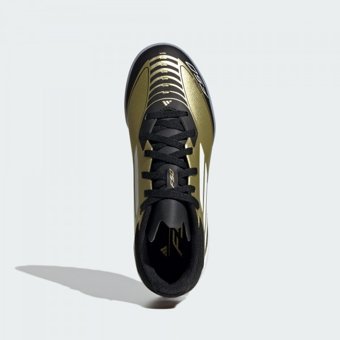 Adidas Messi F50 League IG9277 Bağcıklı Halı Saha Ayakkabısı Altın