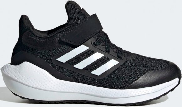 Adidas Ultrabounce HQ1294 Ortopedik Bağcıklı-Cırtlı Erkek Çocuk Koşu Ayakkabısı Siyah