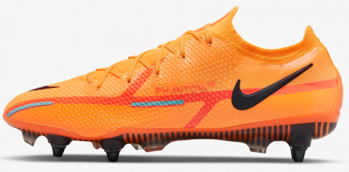 Nike Phantom GT2 Elite SG-Pro AC DC0753-808 Bağcıklı Çivili Krampon Turuncu