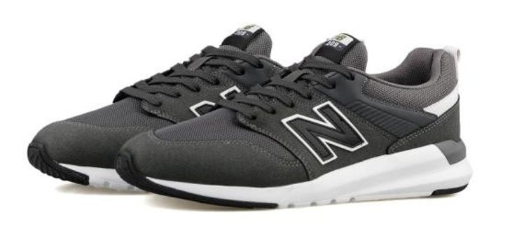 New Balance 9 MS009KHS Bağcıklı Erkek Günlük Ayakkabı Gri